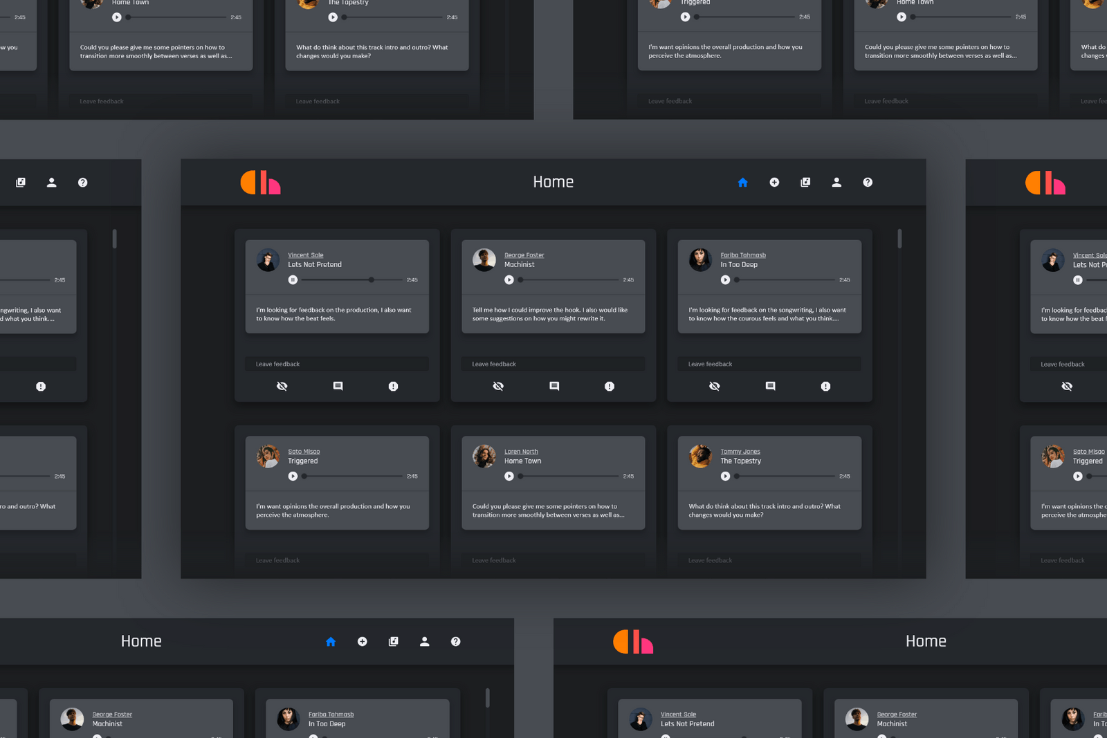 Crithub mockup 1